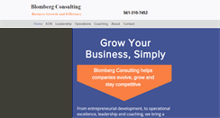 Desktop Screenshot of blombergconsulting.com